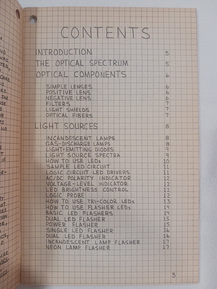 Radio Shack Engineer's Mini-Notebook Optoelectronics Circuits Forrest Mims 1st A