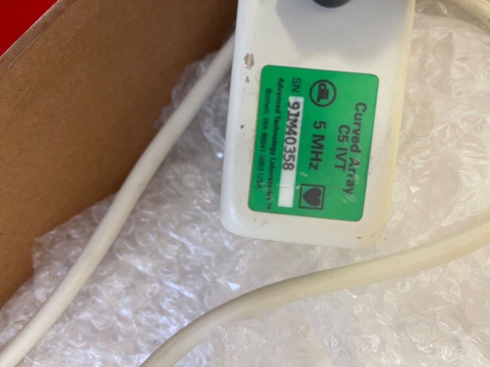 ATL Advanced Curved Array C5 IVT 5 MHz Transvaginal Endocavity Probe