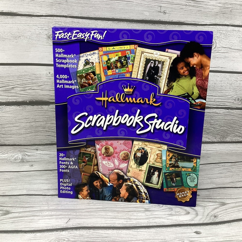 Hallmark Scrapbook Studio 2001 Windows XP/2000/98/95/ME/NT4 WSP4