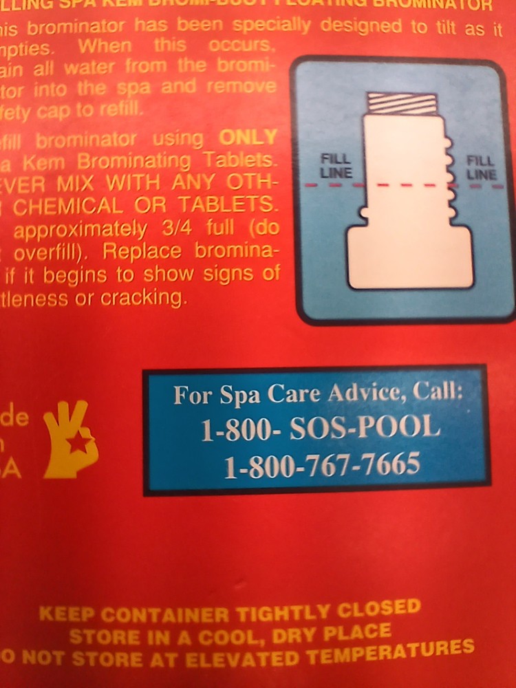 Spa Kem Refillable Floating Brominator