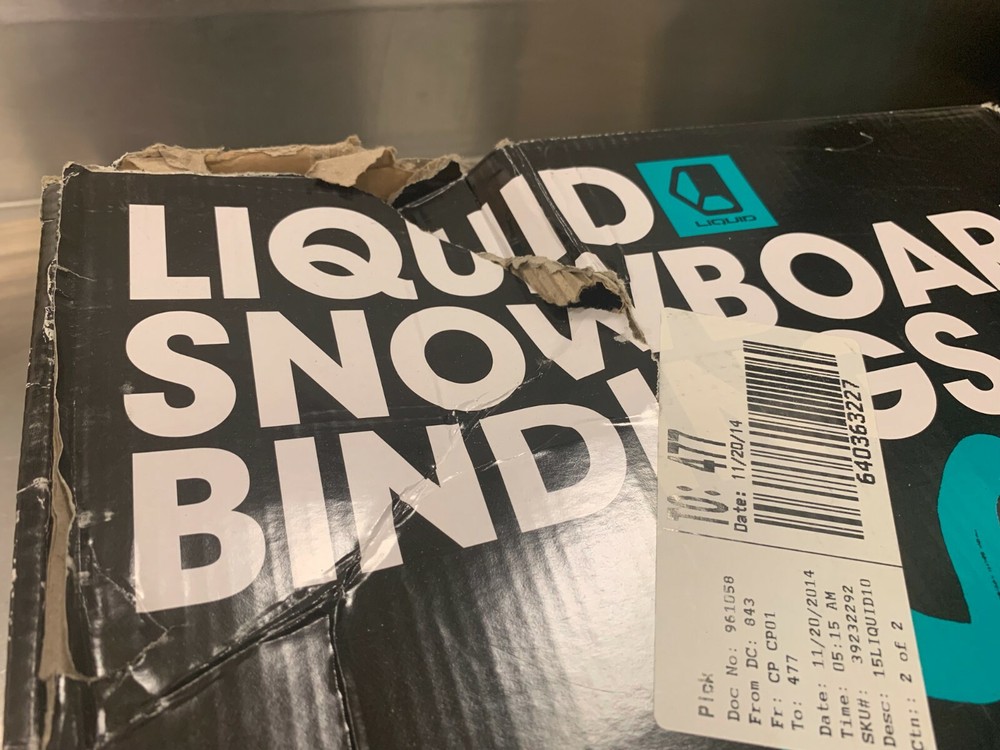 LIQUID LQ1000 Snowboard Bindings Small 2-5