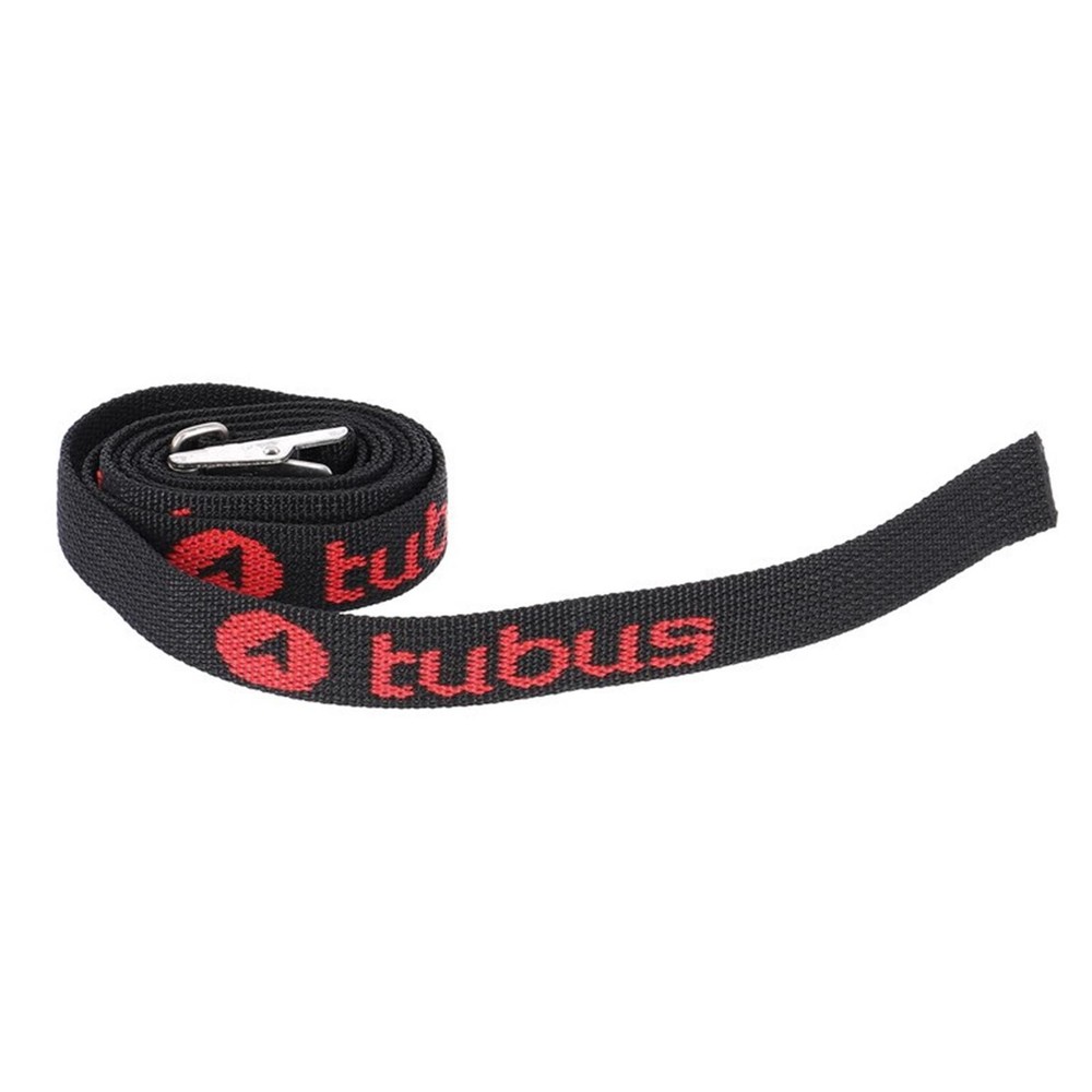 Tube Tie Down Strap Black, 125x18mm