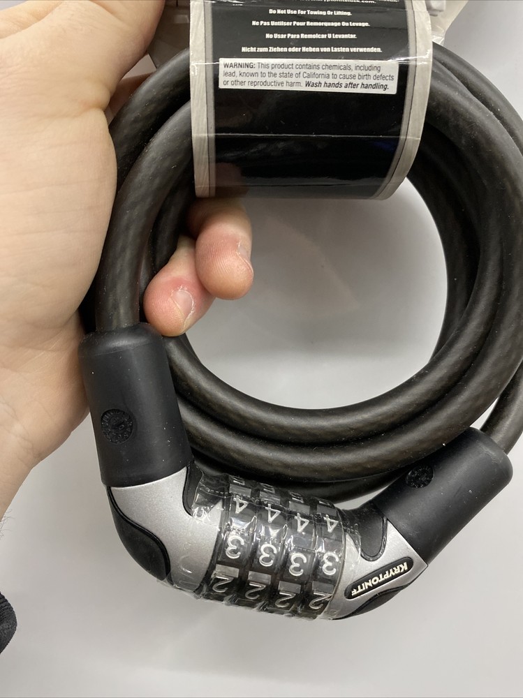 Kryptonite 6' KryptoFlex 1018 Combo Cable 005216 Six Foot Cable Length