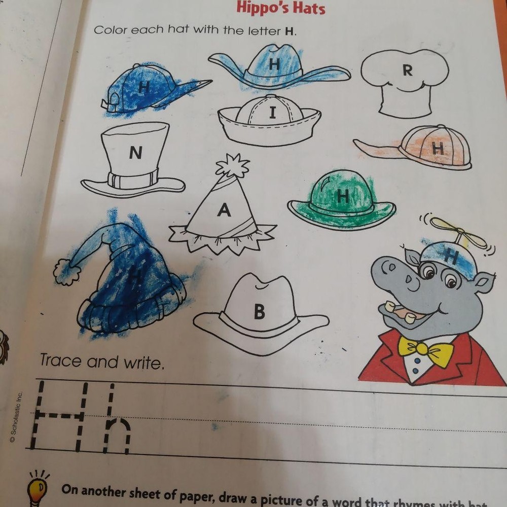 Japanese picture book Kindergarten Workbook