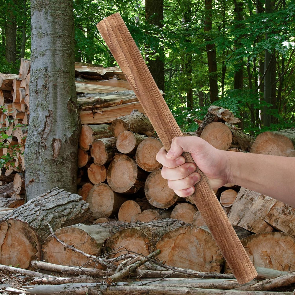 Replacement Hickory Wood Handle Throwing Tomahawk Axe, 16.7" Long (2 Pack)