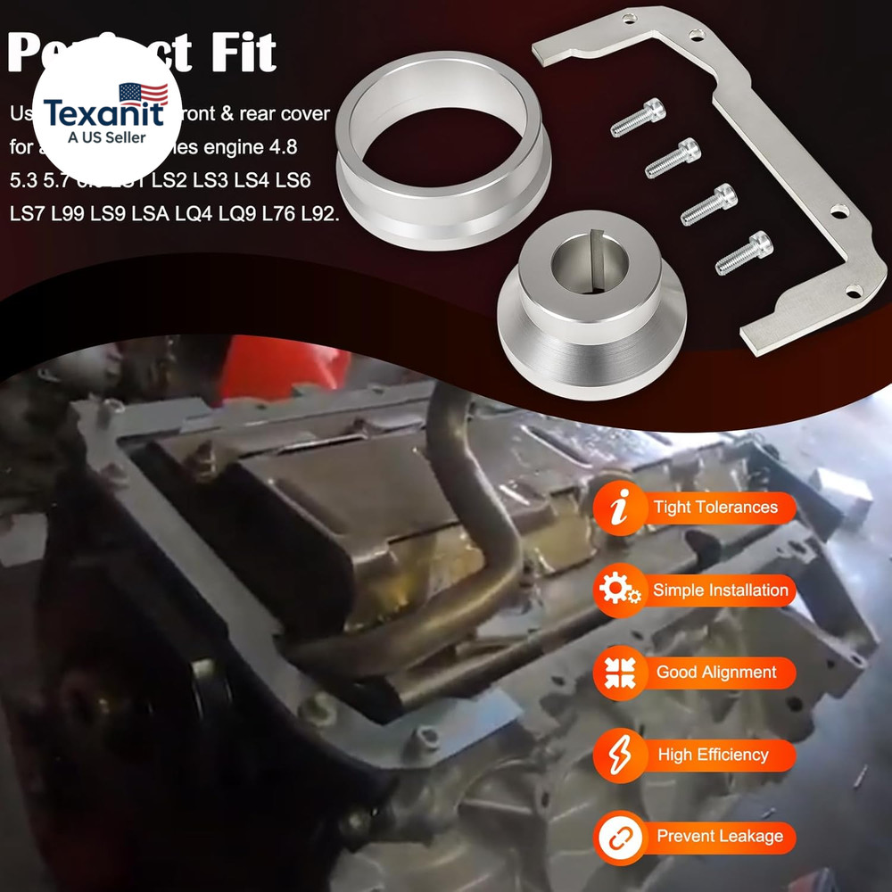 Front and Rear Cover Billet Alignment Tool & Oil Pan Alignment Tool Fits for LS