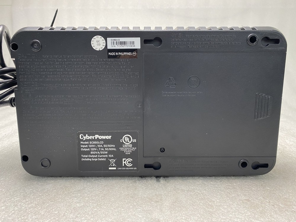 CyberPower EC850LCD Ecologic Battery Backup & Surge Protector UPS System