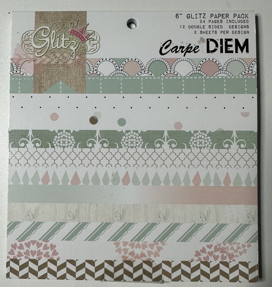 Glitz Design 6 x 6 Paper Pad Multiple Variations Available-You Choose