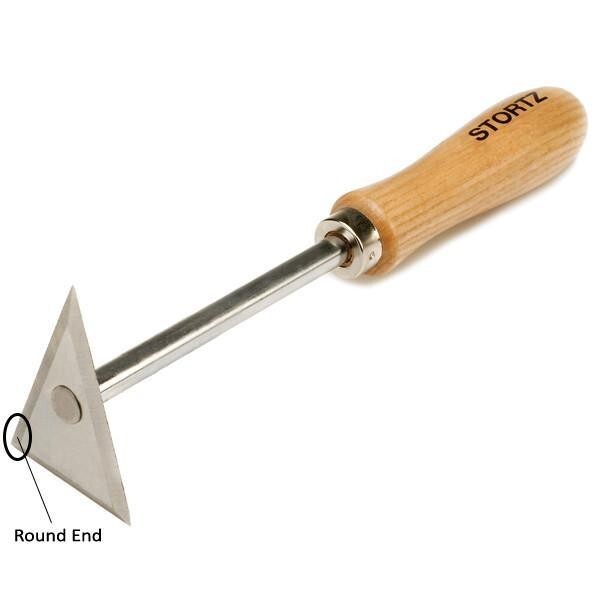 Stortz Round End Triangle Paint Scraper
