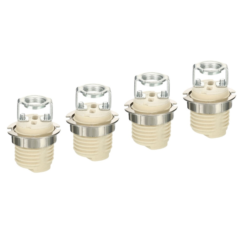 G9 Light Base Socket, 4 Pack Lamp Holder Base with Socket Ring Removal Tool