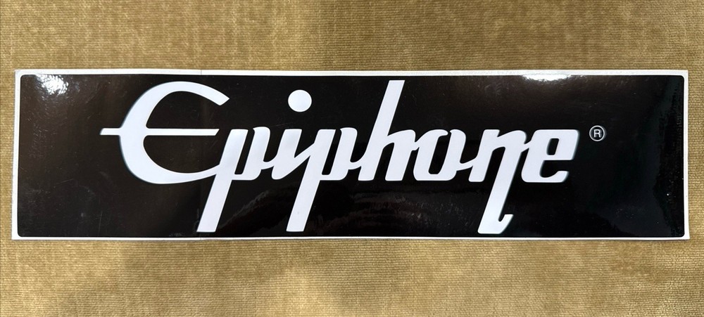 Epiphone Guitars Sticker 11.5” X 3”