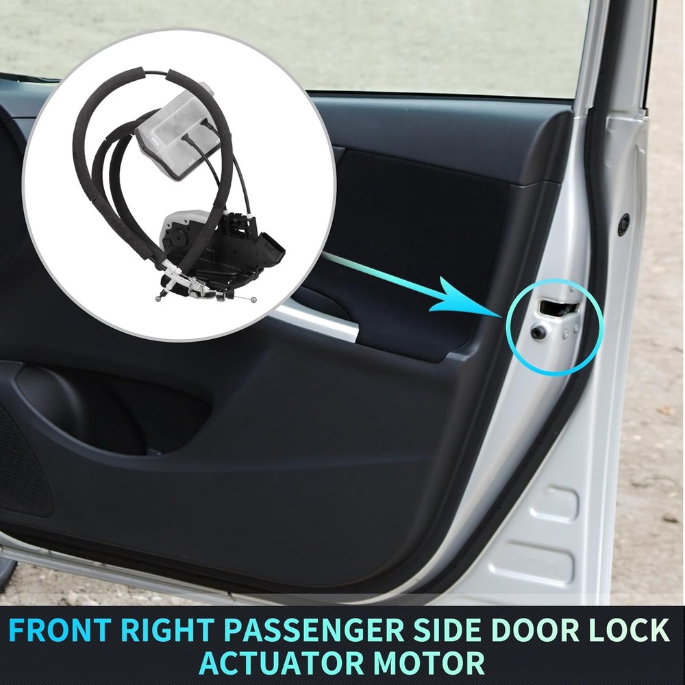 Replacement Front Right Passenger Side Power Door Lock Actuator Motor with
