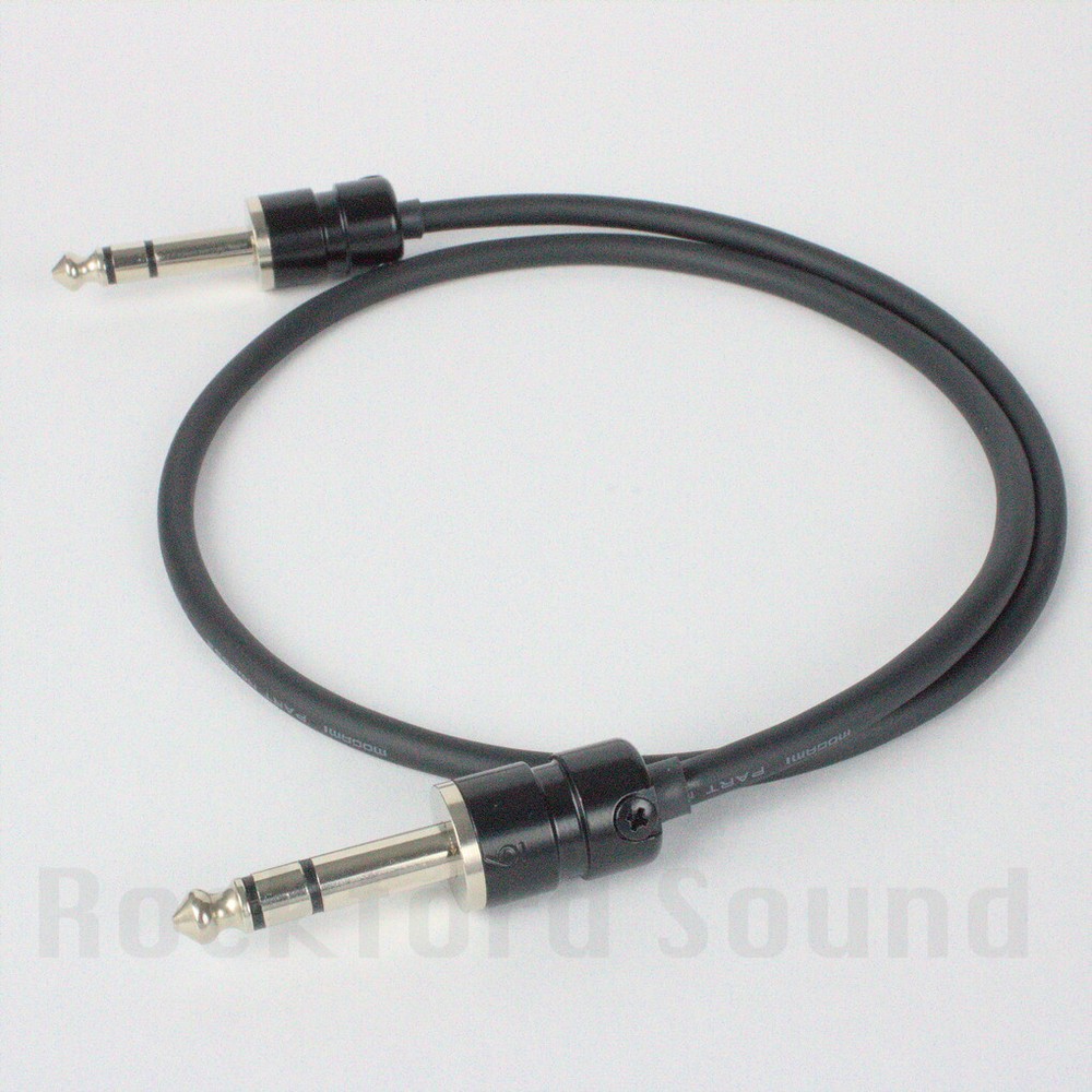 Mogami W2552 Balanced TRS Patch Cable, Squareplugs SPS6-S, Black