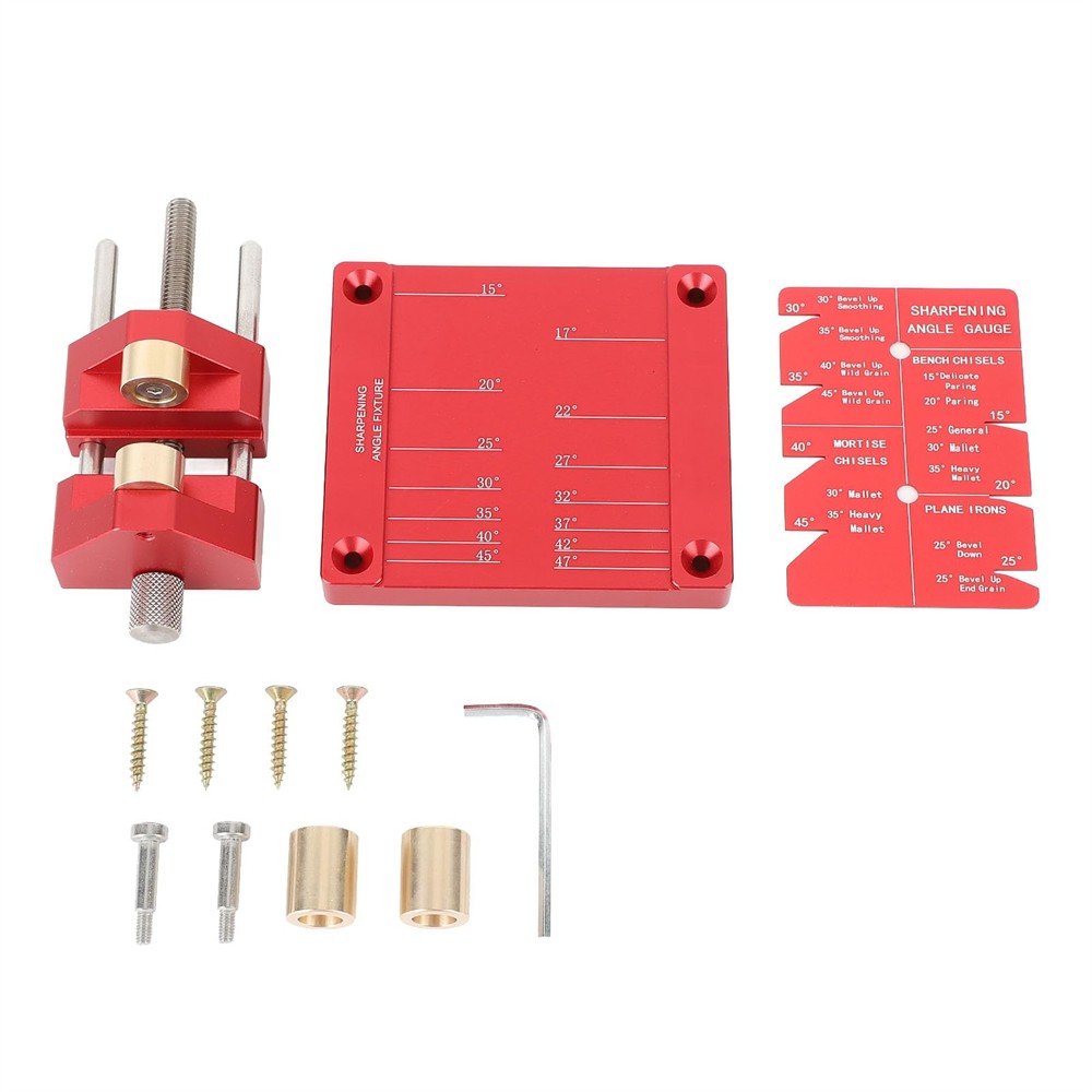 Precise Chisel Sharpening Jig Kit Honing Guide System for Woodworking Chisels⬅️.
