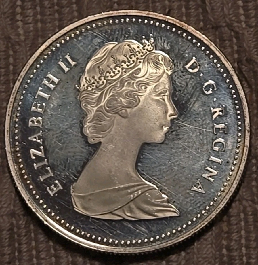1982 Canadian Regina 100th Centennial Proof Silver Dollar