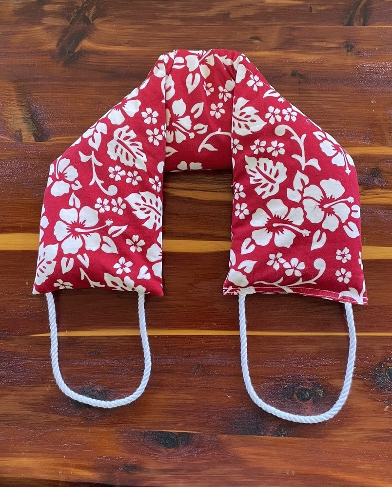 Unscented Rice Bag Heating Pad with Handles - Use Hot/Cold