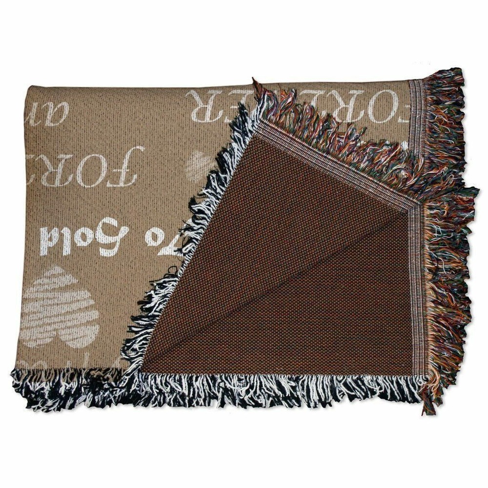 Wedding Love Pattern - Woven Blanket - Design 1