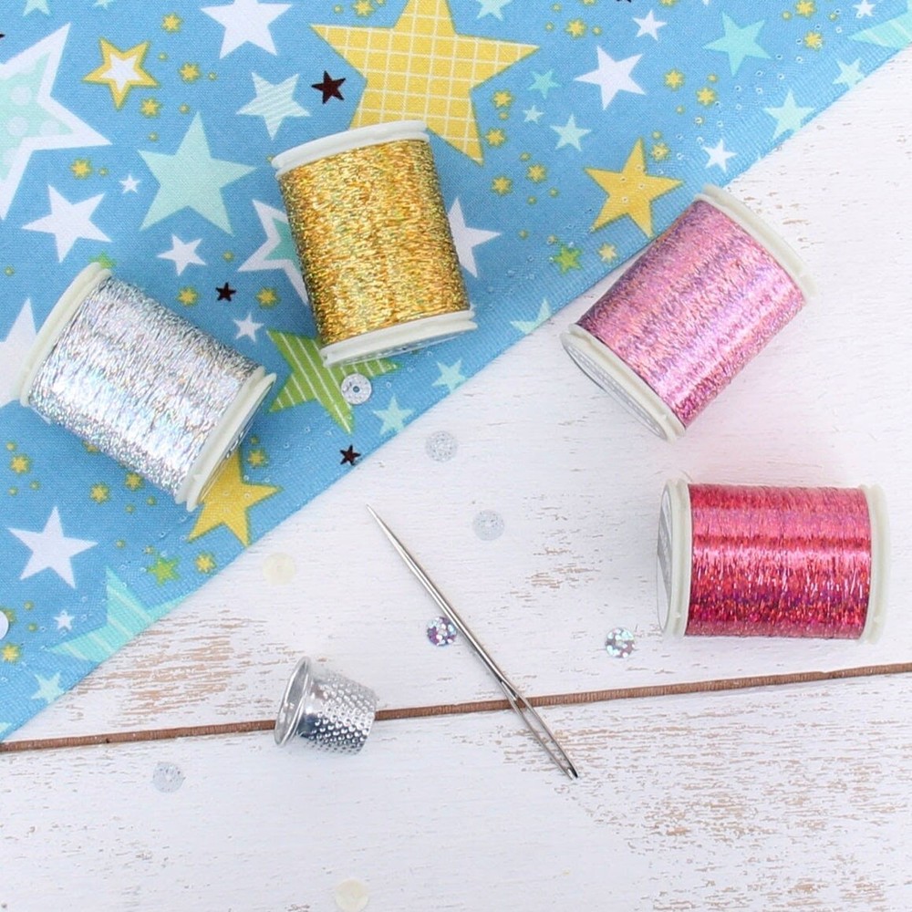 Holographic Sparkle Thread by ThreadArt - 7 Colors Available