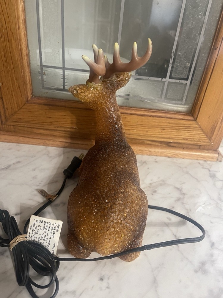 light up buck deer night light winter decor 2soft light 283