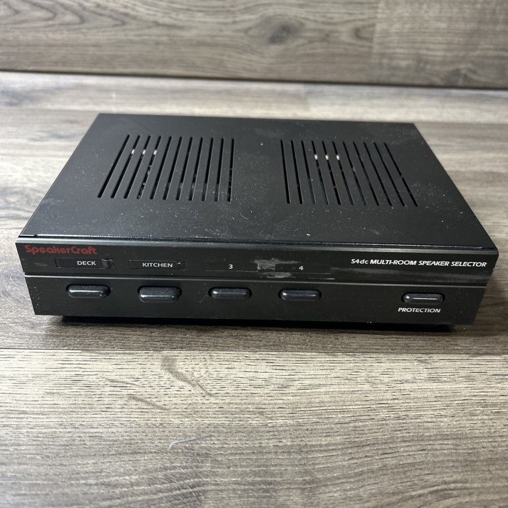 SpeakerCraft Stereo Speaker Selector Multi-Room S4dc
