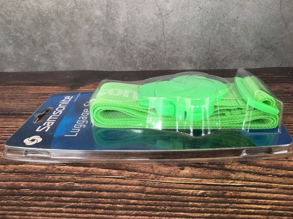 Samsonite Neon Green Luggage Suitcase Baggage Strap