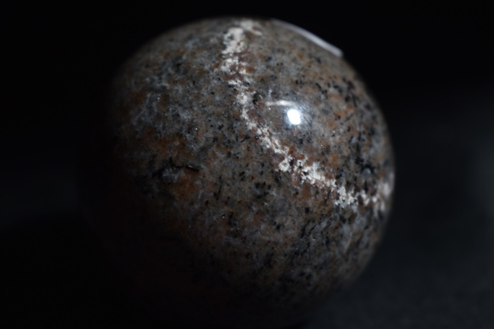 2.25" Yooperlite Sphere – Strong UV Reactive Glow Crystal