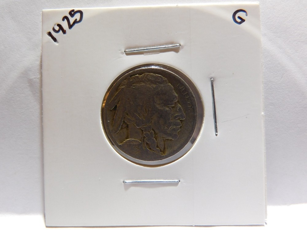 1925 Indian Head/Buffalo Nickel-Good Condition