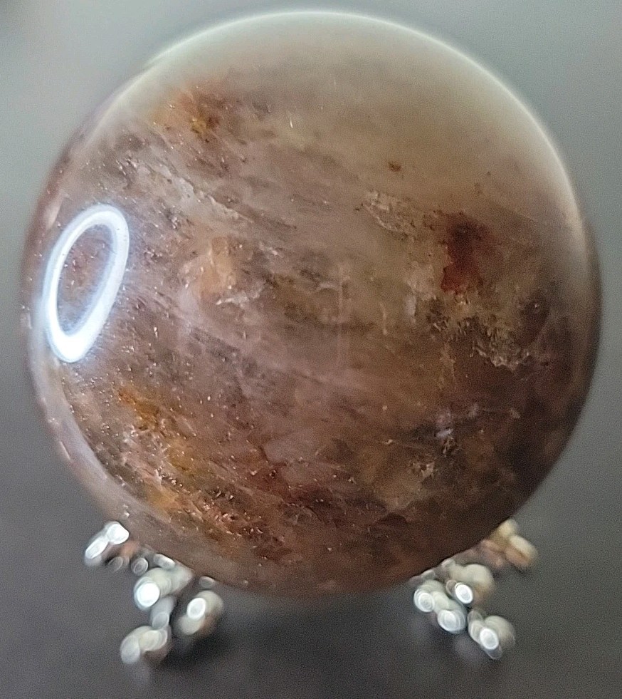 Fire Quartz Crystal Healing Sphere 286 grams