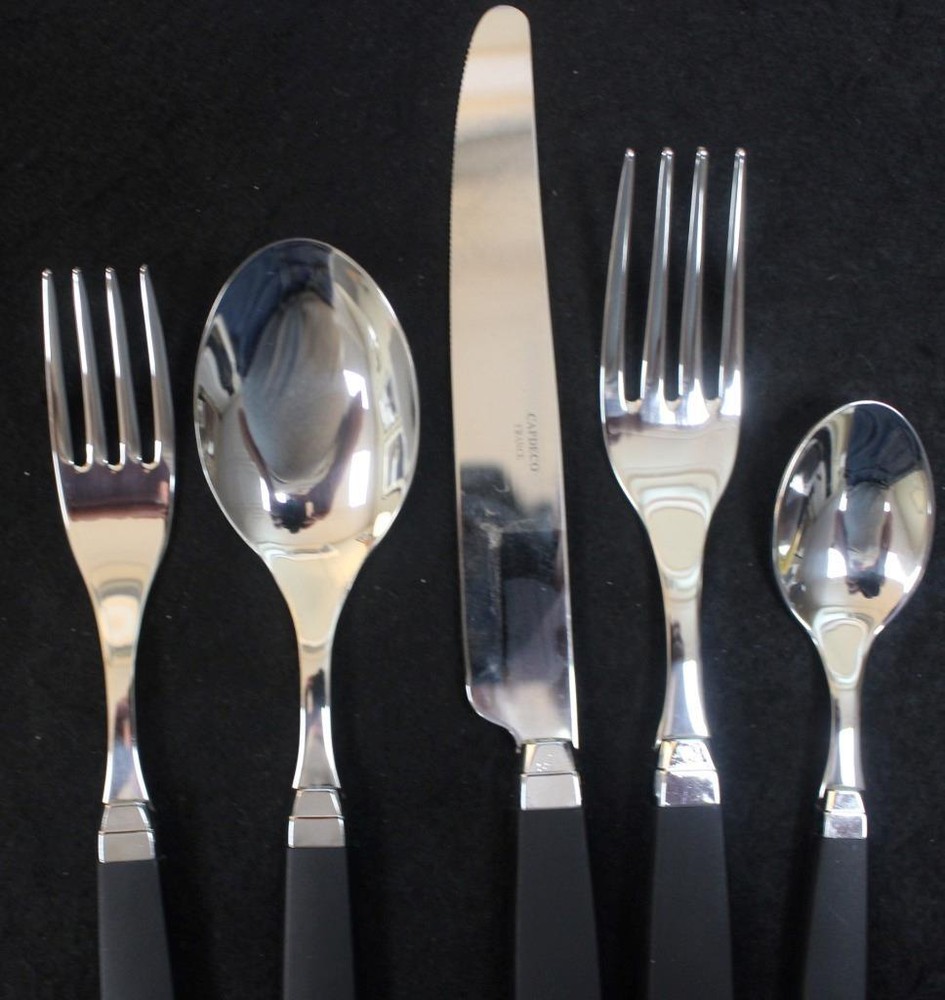 Capdeco Mercure Black Five Piece Place Setting