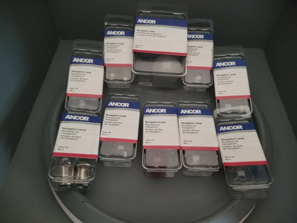 Variety Value Pack (10) Ancor Navigation Lamps, 12V
