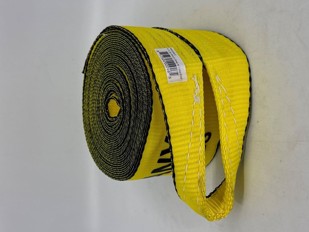 4"X30' Winch Strap with Loop End 4 Pack