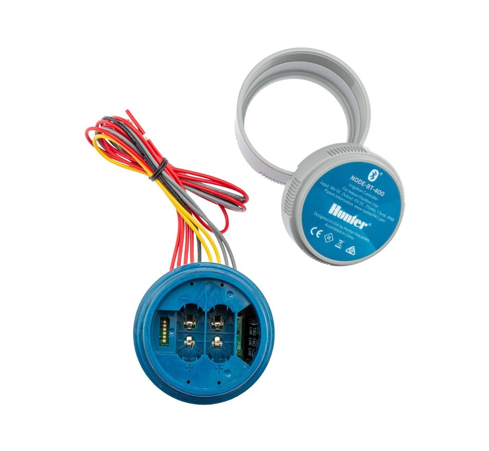 Hunter NODE-BT-100 Bluetooth Battery Operated Sprinkler Controller with Solenoid