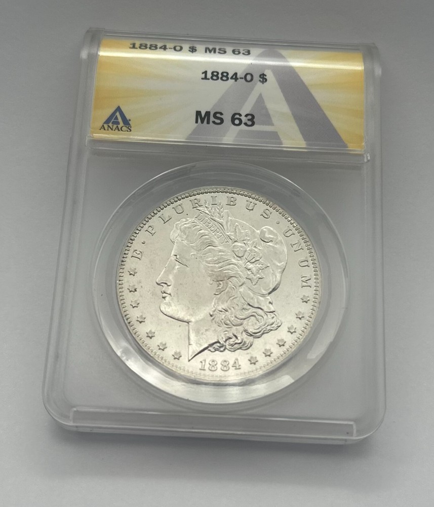 1884-O Morgan Dollar MS63 ANACS