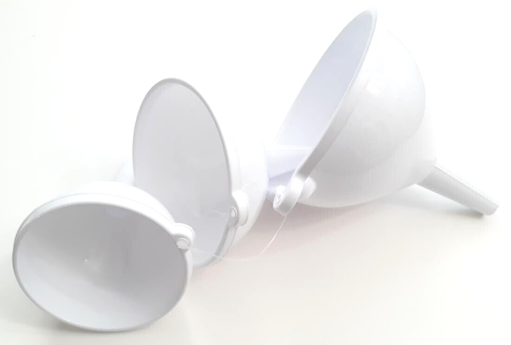 NEW 3 PC FUNNEL SET WHITE SMALL MEDIUM LARGE