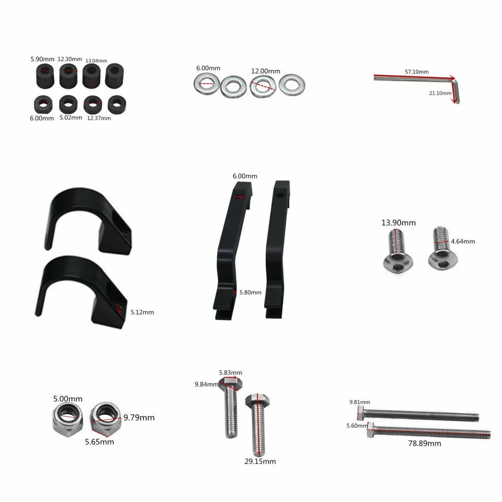 Replacement For Powermadd - 34450 - Snowmobile Handlebar Mount Kit