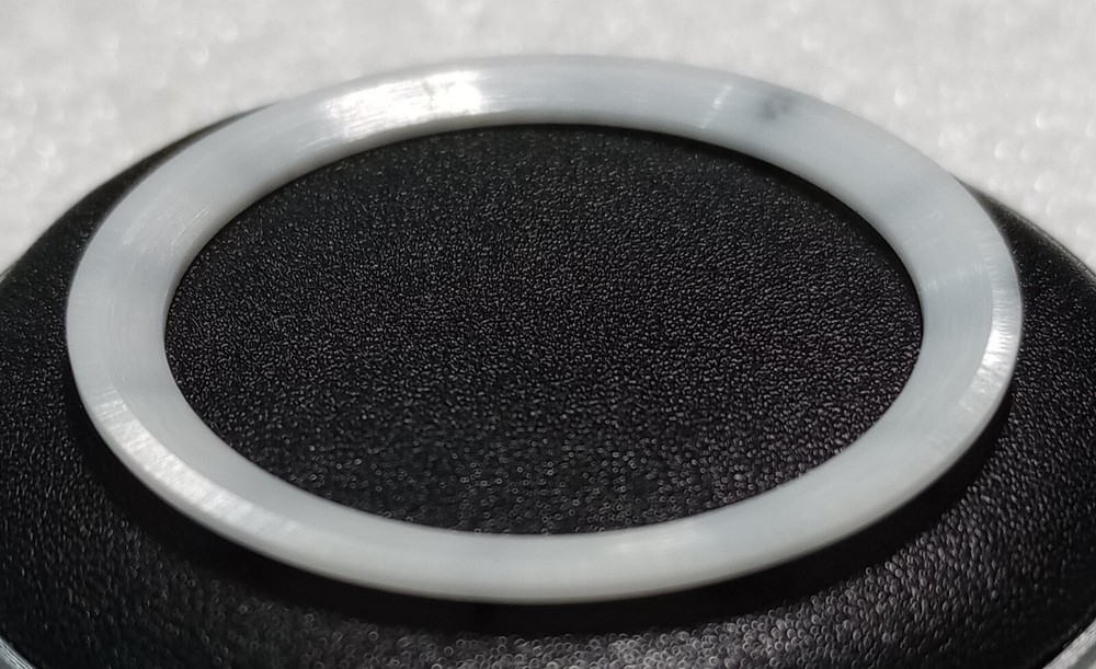38mm WHITE BEZEL INSERT FOR SEIKO SKX007 MODS (SLOPED)