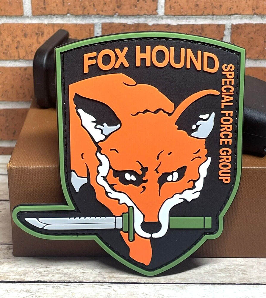 Foxhound PVC Patch - Tactical Morale Metal Gear Solid Patch - Fox Hound Patch