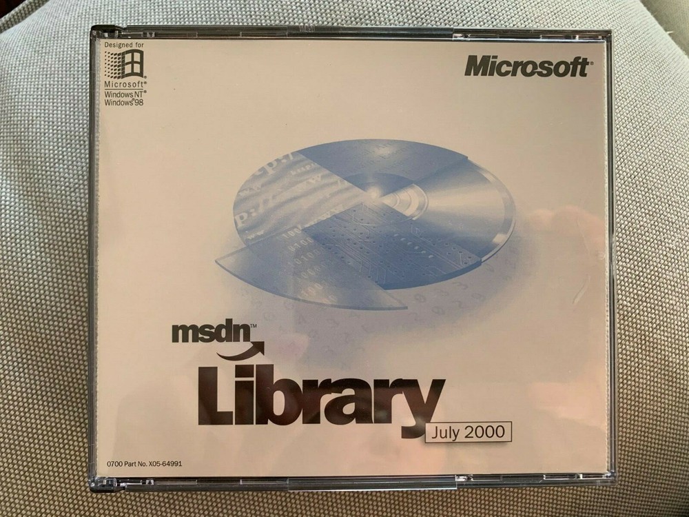 MICROSOFT MSDN Subscriptions Library July 2000 PC CD-ROM 3-disc Set WINDOWS