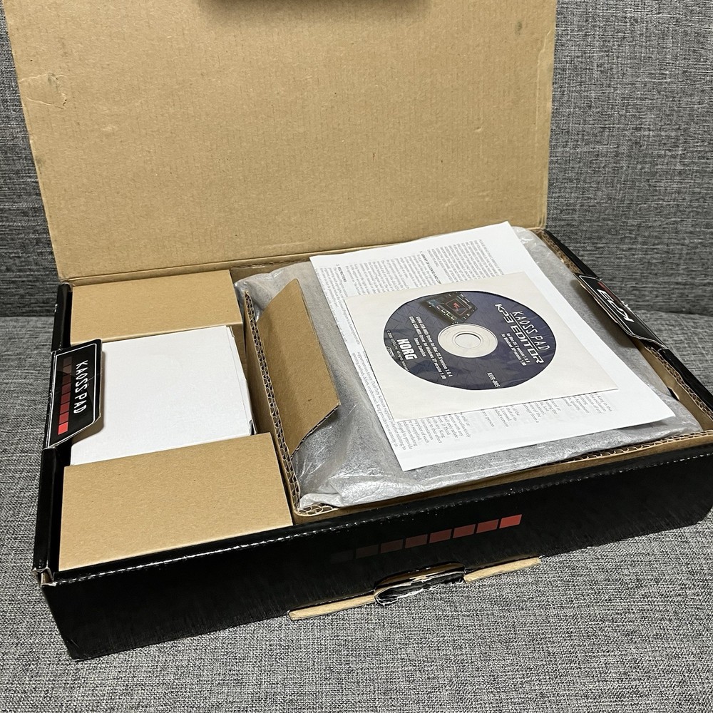 [AS IS] KORG KAOSS PAD KP3 Dynamic Effect Sampler sequencer with adapter box