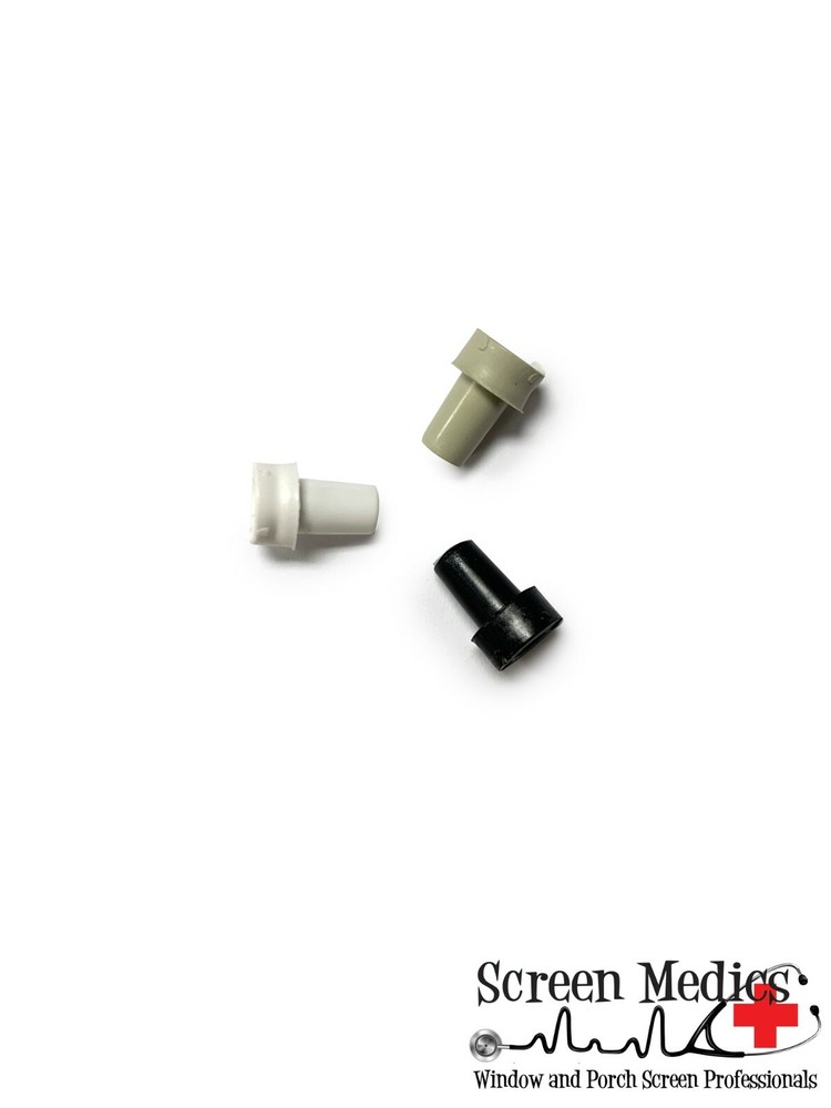 25 Pack - Plunger Pull Pins w/cap and spring for window screens