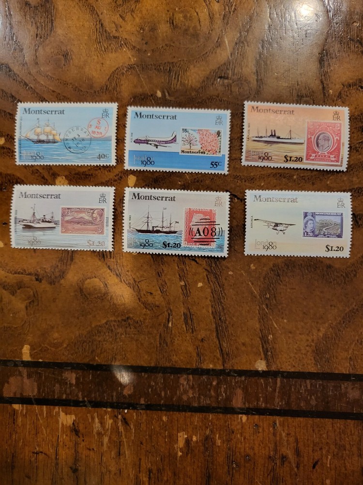 Stamps Montserrat Scott #414-9 nh