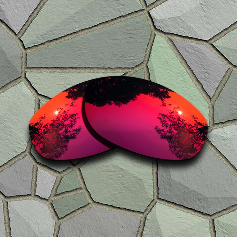 Polarized Violet Red Lenses Replacement For-Oakley Tightrope