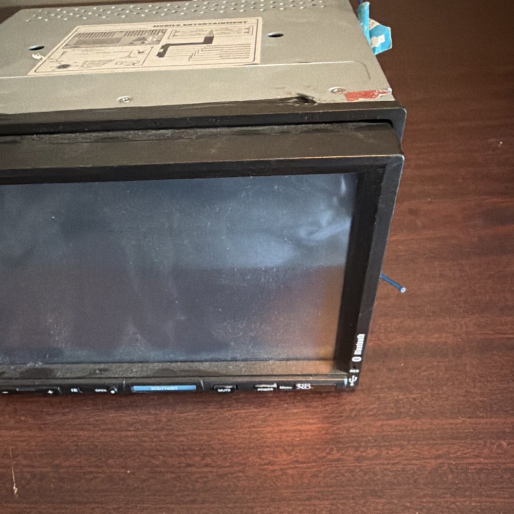 XO Vision 2 DIN In-Dash Car Video Unit with Bluetooth Connectivity and USB Input