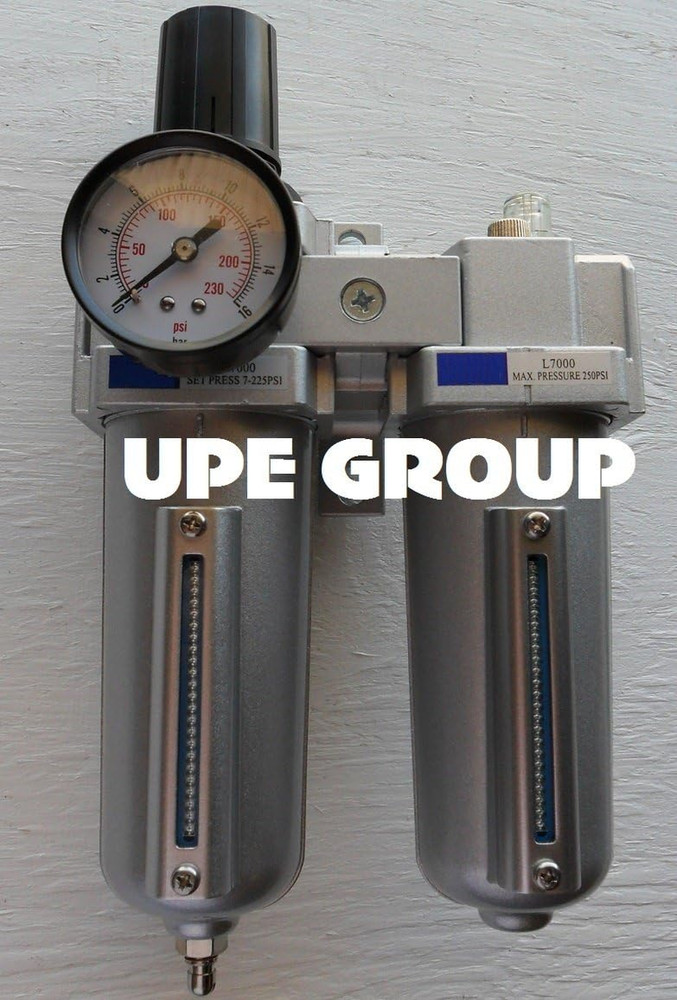3/4" HEAVY DUTY COMBO PARTICULATE FILTER REGULATOR LUBRICATOR COMPRESSED AIR