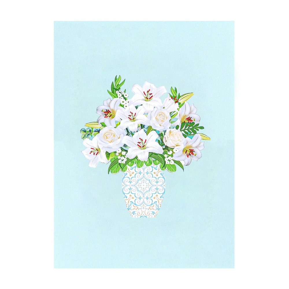 Lily Flowers Pop Up Cards
