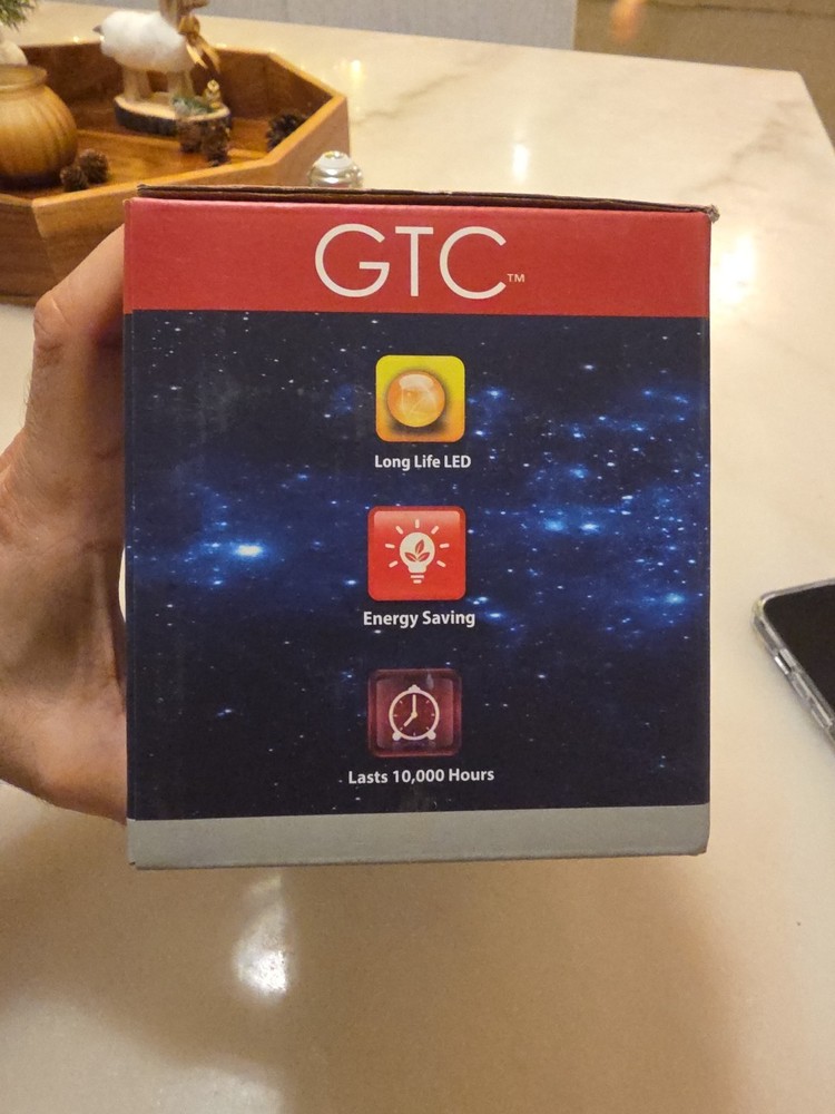 GTC 8 Pack A19 LED Light Bulb, 9W Equivalent 60W 5000K 800LM