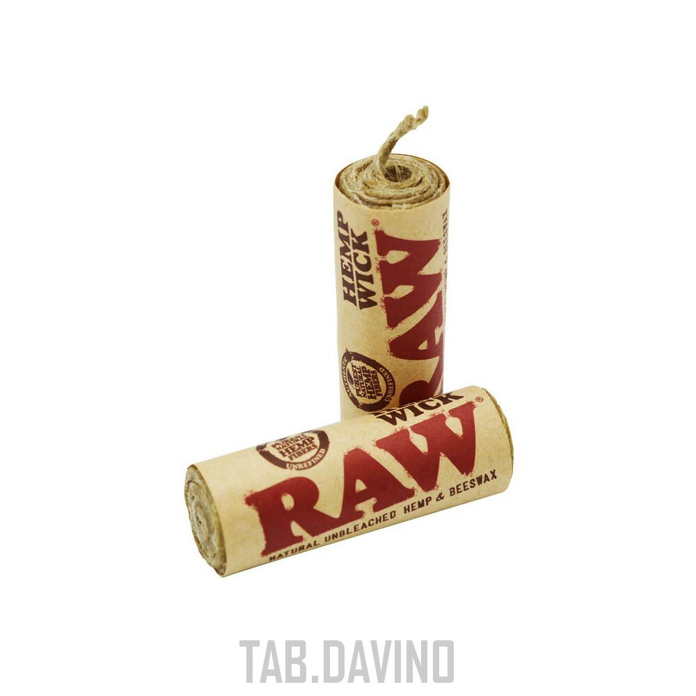 RAW WICK 6 METRI 2 ROTOLINI BIO CERA API
