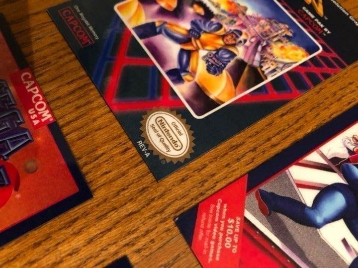 Mega Man fridge magnets NES games