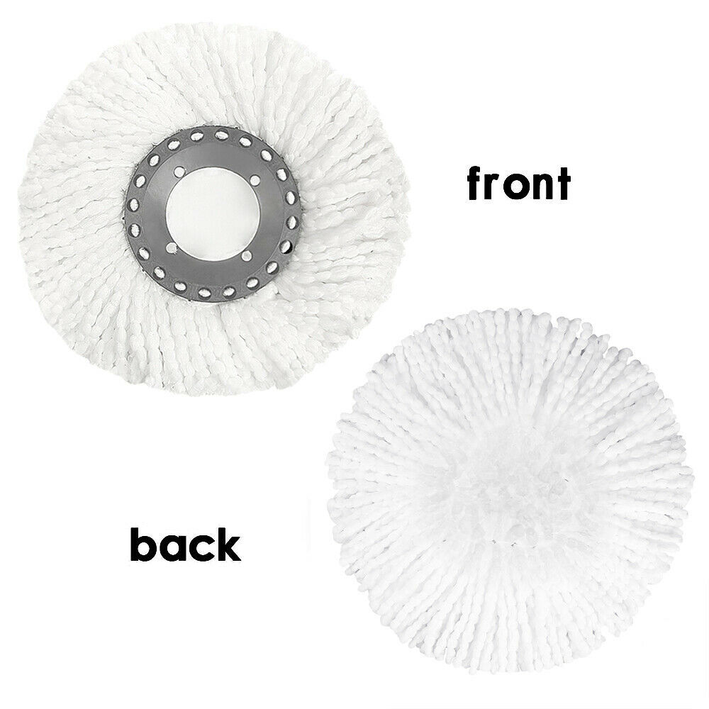 4pcs Replacement Microfiber Mop Head Refill For Spin Mop 360° Easy Cleaning Tool