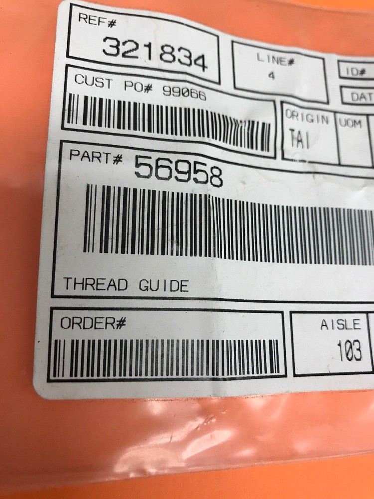 *NOS* 56958-UNBRANDED-NEEDLE BAR THREAD GUIDE*FREE SHIPPING*